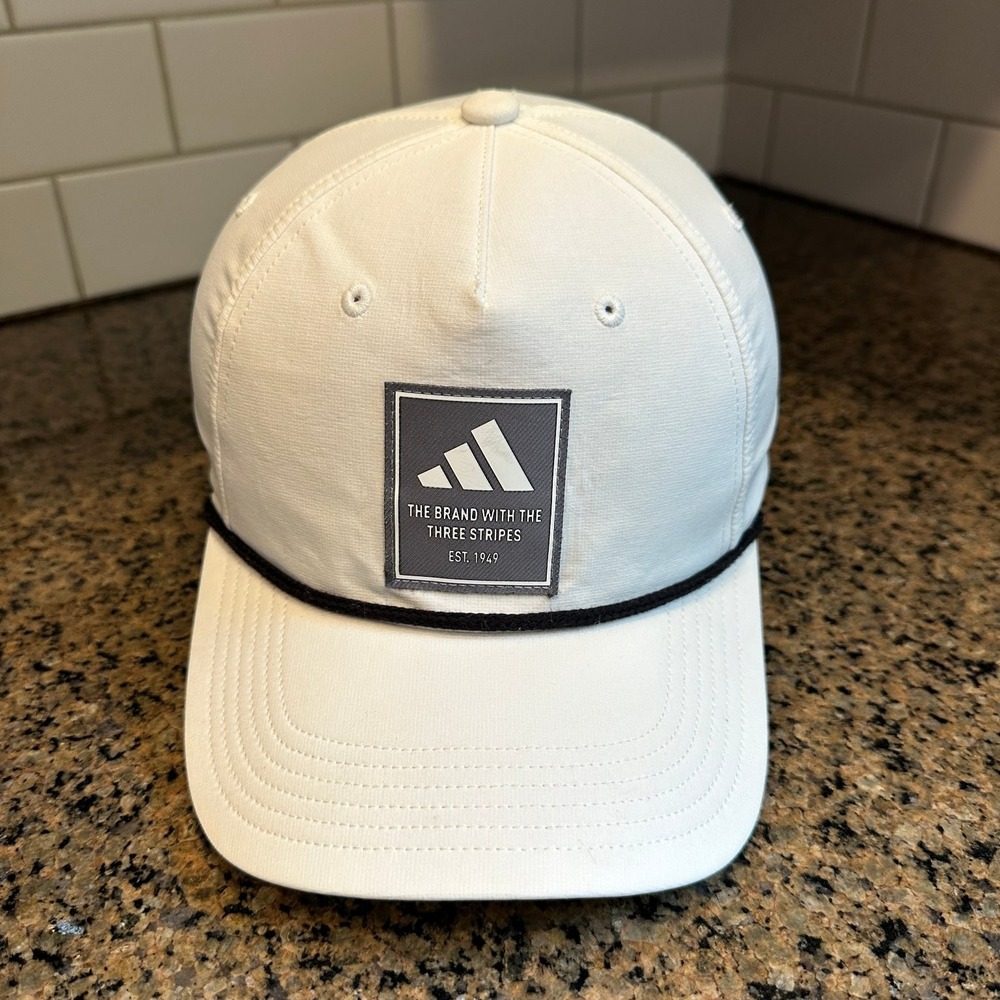 Adidas Fairway Collection Golf Hat Men's Adjustable White AEROREADY Snapback Cap